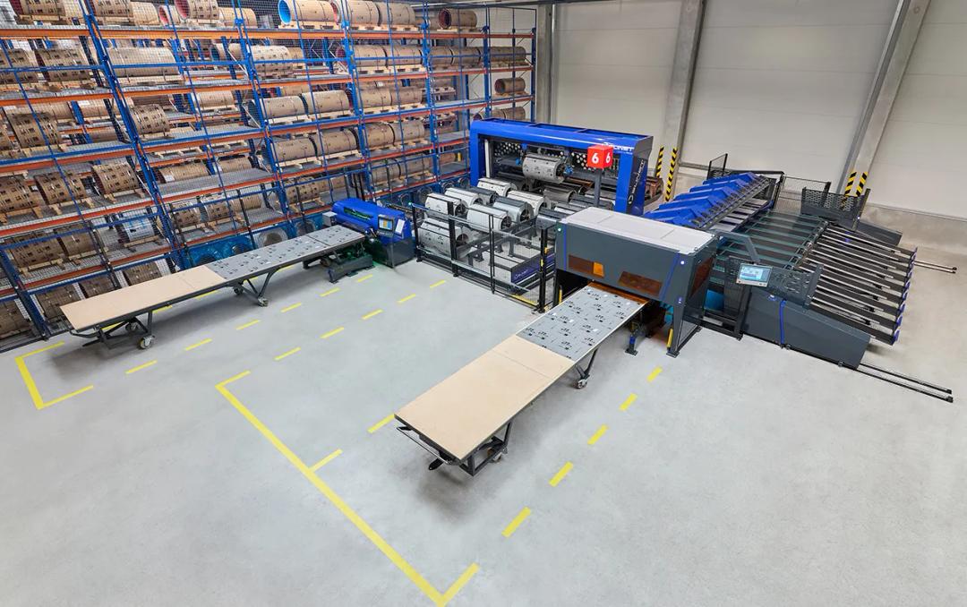 Plnoautomatické delenie a ohýbanie plechov SLINET S 1.5 + VARIOBEND DB 6.2,00